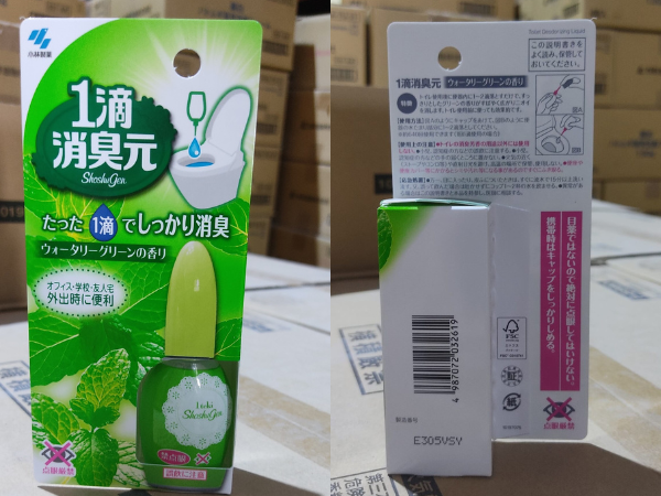 DUNG DỊCH NHỎ GIỌT KHỬ MÙI TOILET HƯƠNG BẠC HÀ TƯƠI MÁT KOBAYASHI 