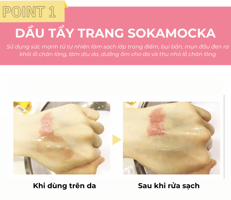Dầu tẩy trang SokaMocka