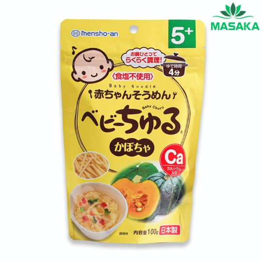 TPBS MÌ SOUMEN TÁCH MUỐI BỔ SUNG CANXI BABY CHURU MEIWA VỊ BÍ ĐỎ