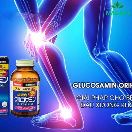 THỰC PHẨM BẢO VỆ SỨC KHỎE VIÊN UỐNG BỔ XƯƠNG KHỚP GLUCOSAMINE ORIHIRO 900