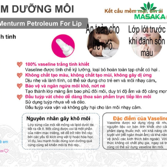 THẠCH DƯỠNG ẨM OMI MENTURM PETROLEUM JELLY