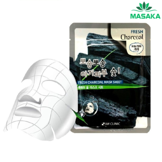 MẶT NẠ FRESH CHARCOAL MASK SHEET 3W CLINIC