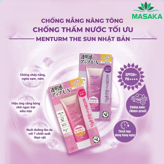 TINH CHẤT CHỐNG NẮNG NÂNG TONE DA XỈN MÀU MENTURM - OMI BROTHERS