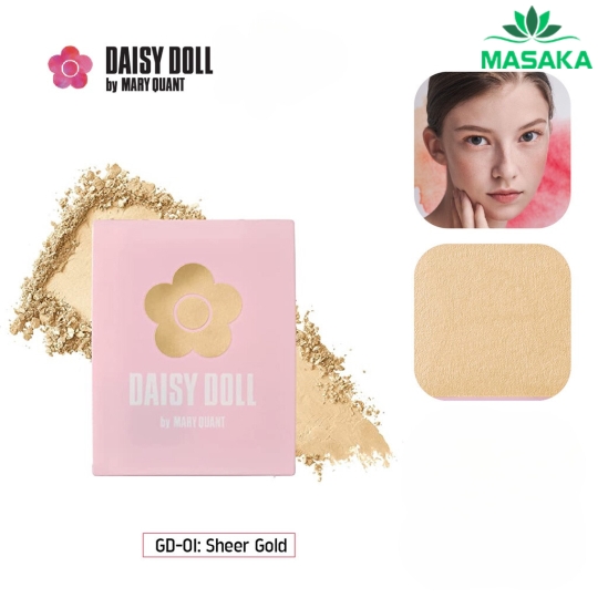 PHẤN MÁ DAISY DOLL GD-01 SHEER GOLD