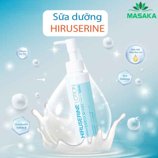 SỮA DƯỠNG MỀM MỊN VÀ LÀM TRẮNG DA HIRUSERINE