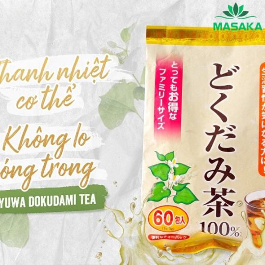 TRÀ DIẾP CÁ YUWA (YUWA DOKUDAMI TEA 100%)