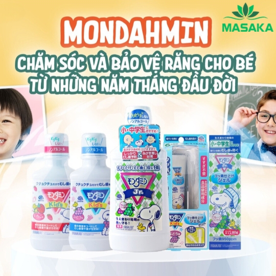 GEL BÔI CHỐNG SÂU RĂNG MONDAHMIN JR. (HƯƠNG NHO)