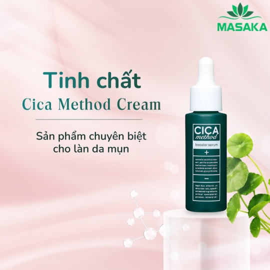 TINH CHẤT DƯỠNG ẨM, NGĂN NGỪA MỤN & PHỤC HỒI TỔN THƯƠNG DA DO MỤN CICA METHOD