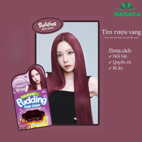  THUỐC NHUỘM TÓC EZN SHAKINGCRANBERRY WIN 280G