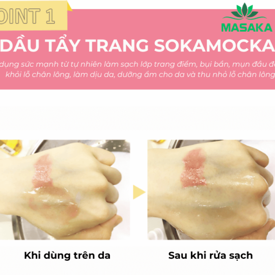 DẦU TẨY TRANG SOKAMOCKA