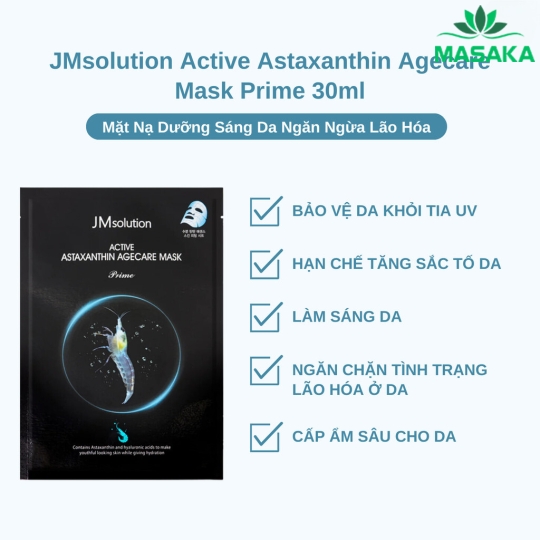 MẶT NẠ JMSOLUTION ACTIVE ASTAXANTHIN AGECARE MASK PRIME