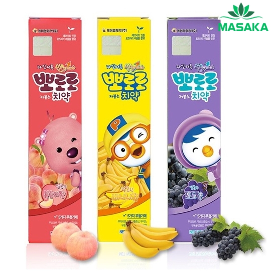 KEM ĐÁNH RĂNG CHO BÉ PORORO TOOTHPASTE VỊ NHO 50G
