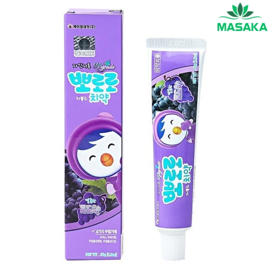 KEM ĐÁNH RĂNG CHO BÉ PORORO TOOTHPASTE VỊ NHO 50G