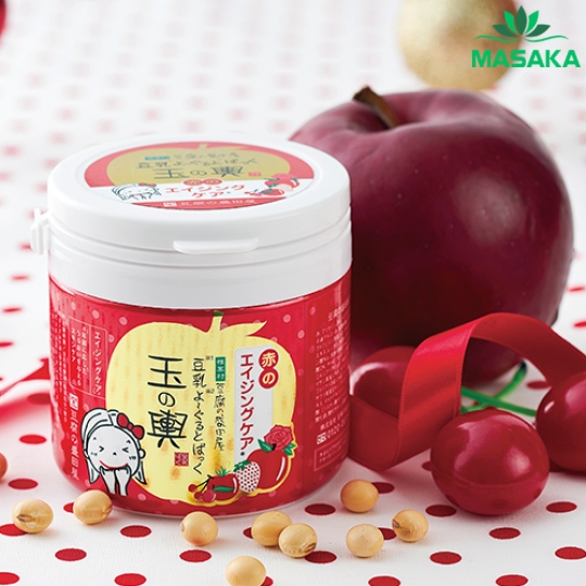 MẶT NẠ HŨ ĐẬU NÀNH, SỮA CHUA TOFU MORITAYA VỎ ĐỎ (CHỐNG LÃO HÓA)