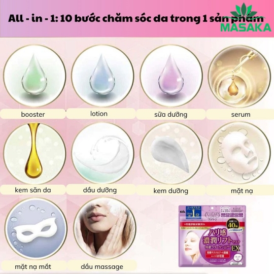 MẶT NẠ NÂNG CƠ GIÚP LÀM SĂN CHẮC DA EX CLEAR TURN