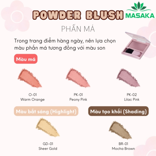 PHẤN MÁ DAISY DOLL PK-02 LILAC PINK