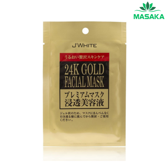 MẶT NẠ TINH CHẤT VÀNG 24K GOLD J'WHITE 25G*8 ( 8 MIẾNG/ HỘP )