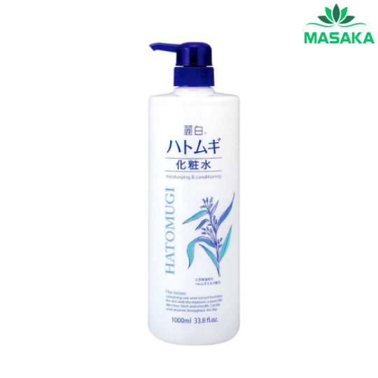NƯỚC DƯỠNG ẨM VÀ LÀM SÁNG DA HATOMUGI (CHAI 1000ML)