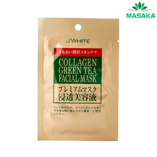 MẶT NẠ TINH CHẤT COLLAGEN & TRÀ XANH J'WHITE 25G*8 ( 8 MIẾNG/HỘP )