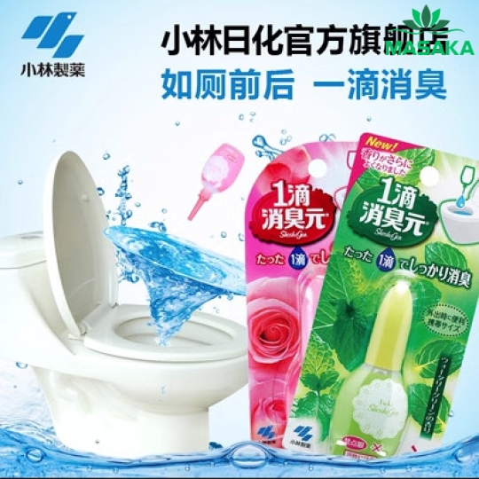 DUNG DỊCH NHỎ GIỌT KHỬ MÙI TOILET HƯƠNG BẠC HÀ TƯƠI MÁT KOBAYASHI