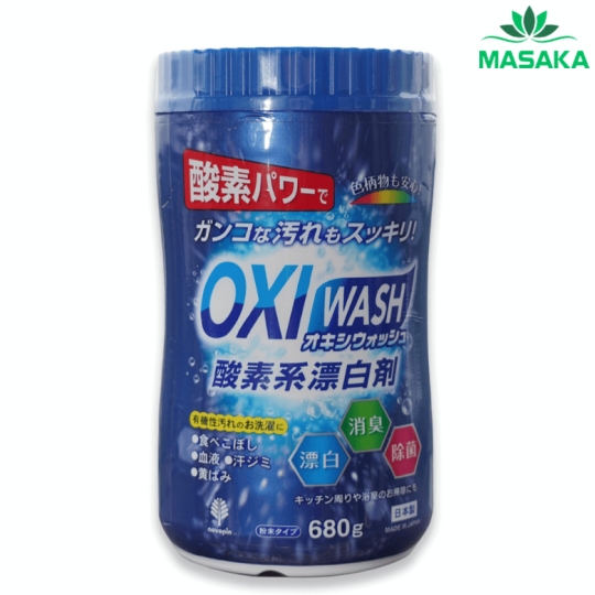 BỘT GIẶT TẨY ĐA NĂNG OXI WASH NOVOPIN (HỘP 680G)