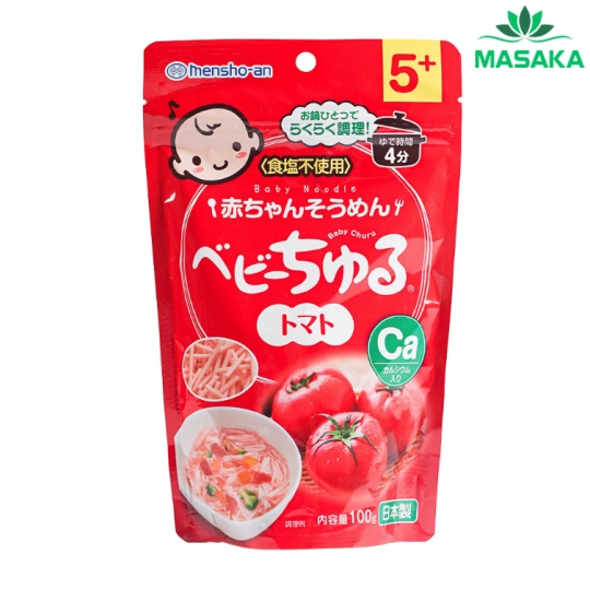 TPBS MÌ SOUMEN TÁCH MUỐI BỔ SUNG CANXI BABY CHURU MEIWA VỊ CÀ CHUA