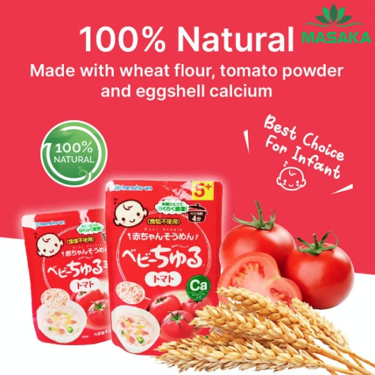 TPBS MÌ SOUMEN TÁCH MUỐI BỔ SUNG CANXI BABY CHURU MEIWA VỊ CÀ CHUA