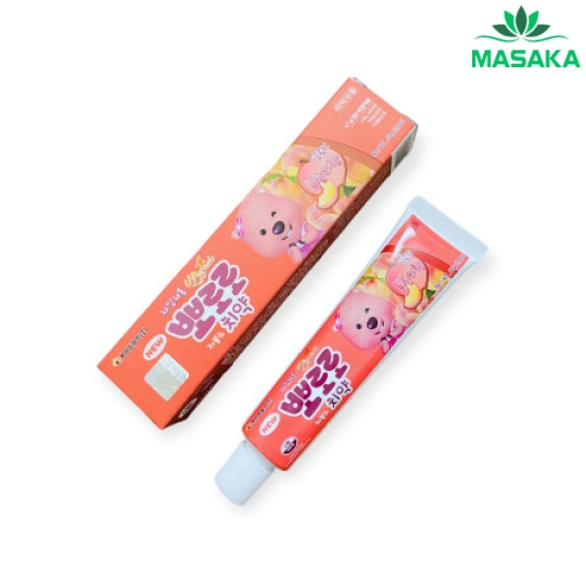 KEM ĐÁNH RĂNG CHO BÉ PORORO TOOTHPASTE VỊ ĐÀO 50G