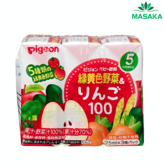 NƯỚC ÉP TÁO VÀ RAU CỦ NGUYÊN CHẤT CHO BÉ PIGEON
