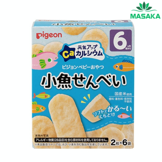 THỰC PHẨM BỔ SUNG BÁNH GẠO TRẺ EM BỔ SUNG CANXI PIGEON VỊ CÁ MÒI
