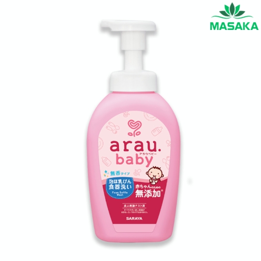 NƯỚC RỬA BÌNH SỮA SARAYA ARAU BABY (CHAI 500ML)