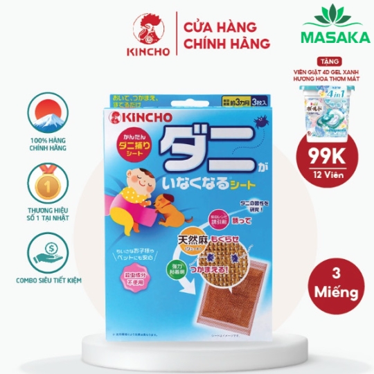 MIẾNG ĐẶT BẪY BỌ, RỆP KINCHO