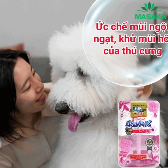 DUNG DỊCH LÀM THƠM PHÒNG VÀ ĐUỔI MUỖI KINCHO 180 NGÀY (HƯƠNG HOA HỒNG)