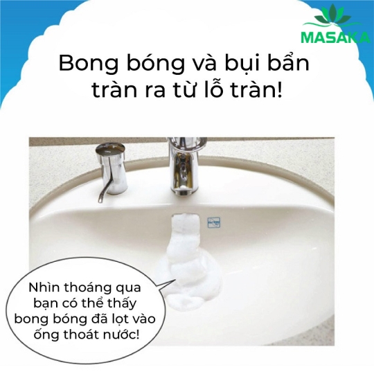 CHAI XỊT TẠO BỌT VỆ SINH ĐƯỜNG ỐNG NƯỚC SINH HOẠT EARTH RAKU HAPI