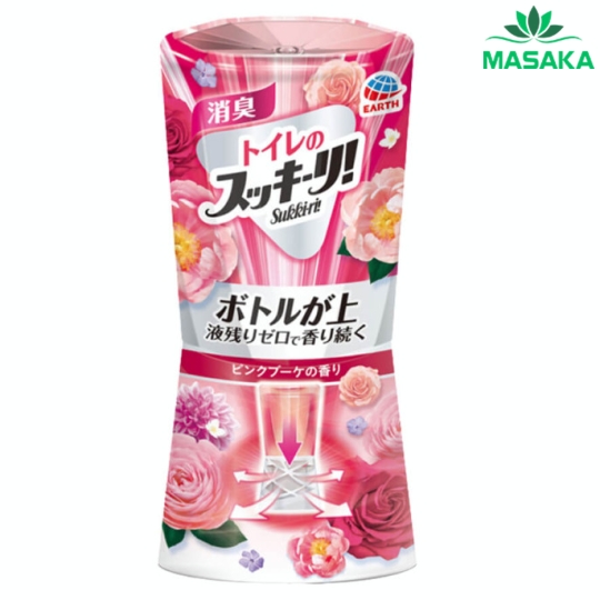 HỘP KHỬ MÙI PHÒNG VỆ SINH EARTH SUKKI-RI HƯƠNG HOA HỒNG QUYẾN RŨ