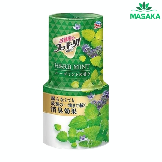 HỘP LÀM THƠM PHÒNG EARTH SUKKI-RI HƯƠNG BẠC HÀ MÁT LẠNH
