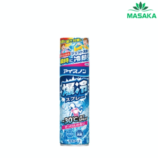 XỊT PHUN SƯƠNG MÁT LẠNH SÂU TỨC THÌ ICE NON HAKUGEN EARTH HƯƠNG XÀ BÔNG 330 ML