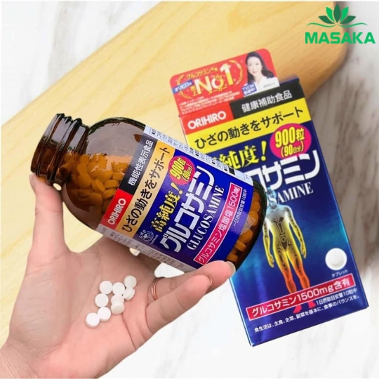 THỰC PHẨM BẢO VỆ SỨC KHỎE VIÊN UỐNG BỔ XƯƠNG KHỚP GLUCOSAMINE ORIHIRO 900