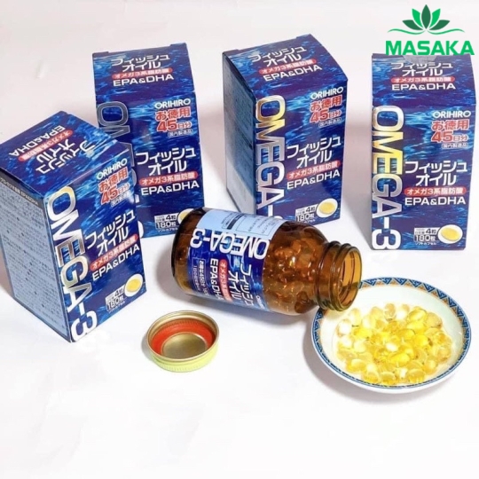 THỰC PHẨM BẢO VỆ SỨC KHỎE VIÊN UỐNG DẦU CÁ ORIHIRO