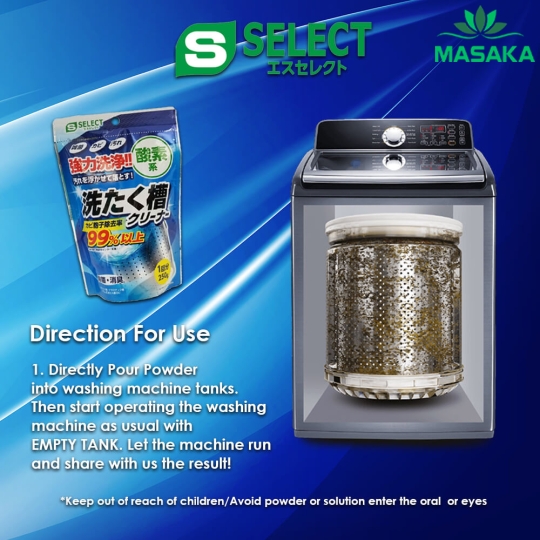 BỘT VỆ SINH LỒNG MÁY GIẶT S SELECT