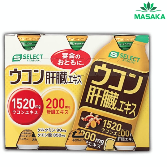 NƯỚC UỐNG HỖ TRỢ BẢO VỆ GAN VÀ TĂNG CƯỜNG CHỨC NĂNG GAN S SELECT TURMERIC LIVER EXTRACT DRINK (LỐC 6 LỌ)