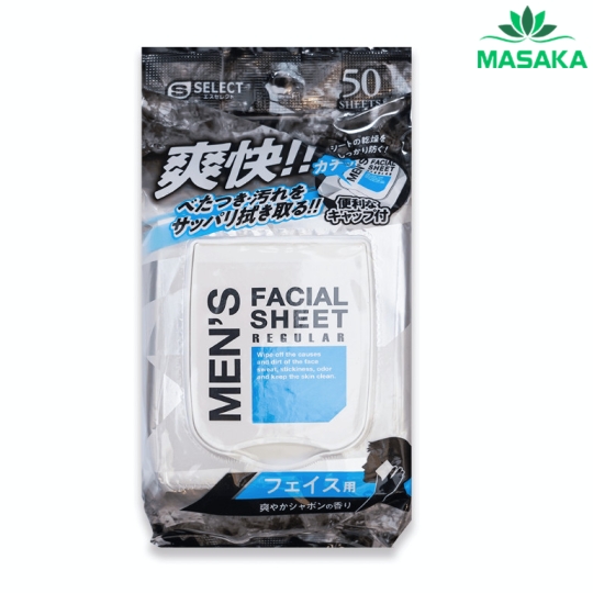 KHĂN ƯỚT LAU MẶT MÁT LẠNH CHO NAM S SELECT