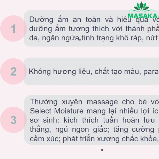 DẦU MASSAGE CHO BÉ S SELECT