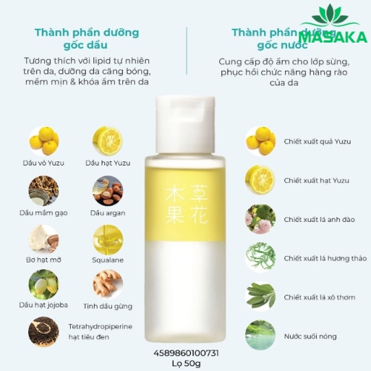 TINH DẦU DƯỠNG DA VÀ TÓC YUZU SOKAMOCKA