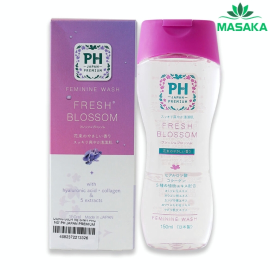 DUNG DỊCH VỆ SINH PHỤ NỮ PH JAPAN PREMIUM (FRESH BLOSSOM) HƯƠNG HOA ANH ĐÀO NHẬT BẢN