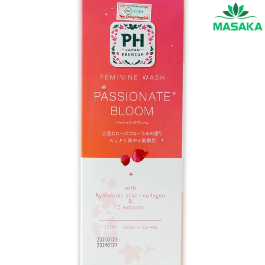 DUNG DỊCH VỆ SINH PHỤ NỮ PH JAPAN PREMIUM HƯƠNG HOA HỒNG