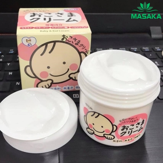 KEM BÔI DƯỠNG ẨM, CHỐNG NỨT NẺ DA CHO BÉ OKOSAMA 110G