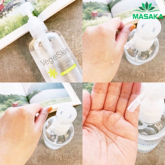 SỮA DƯỠNG ẨM RAU CỦ VEGESKIN RICH MOIST LOTION (500ML) 