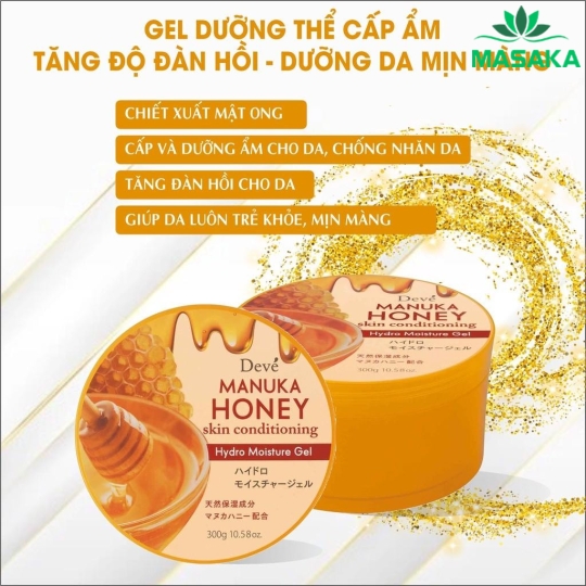 GEL DƯỠNG ẨM DA MẬT ONG MANUKA DEVE (300G)