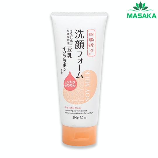 SỮA RỬA MẶT TINH CHẤT SỮA ĐẬU NÀNH SHIKIORIORI (TUÝP 200G)
